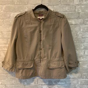 Ann Taylor Loft 14 Cute Brown Short Jacket